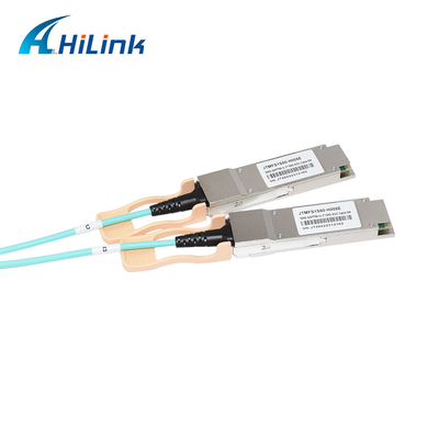 QSFP56 200G To 2xQSFP56 AOC Active Optical Cable 1 - 50m For Data Centers / Cloud Networks