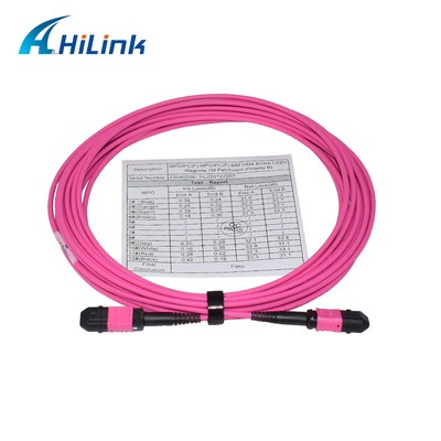 OM4 MPO Cable Patch Cord Multimode MPO(F) -MPO(F) 8 Cores Type B 50/125um OM4 7M