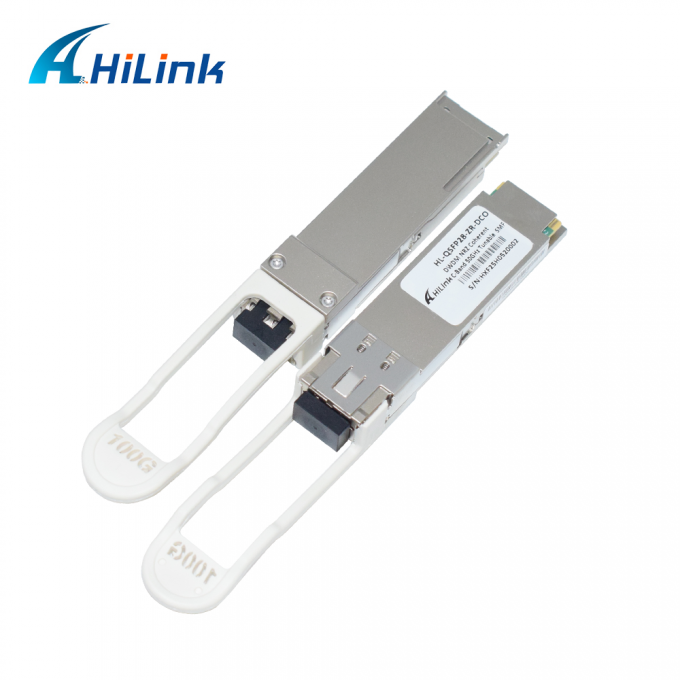 100G ZR QSFP28 DCO 120KM Cyfrowy Pasmo C Digital Ceherent Optics Transceiver DOM LC 0