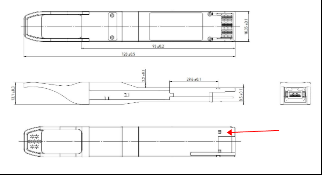 10KM 1310nm MPO16 APC 8-stopniowy DOM Transceiver optyczny 200G QSFP DD LR8 PSM8 Odległość długości fali 2