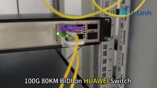 100G BIDI 80KM 1280/1300nm na przełącznikach Arista i Huawei