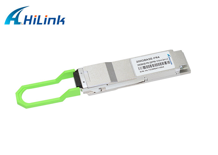 4-kanałowe jednomodułowe złącze światłowodowe Duplex LC 200G QSFP56 FR4 1310NM 2KM
