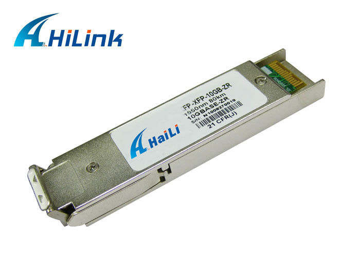 Kompatybilny nadajnik Cisco 10G XFP, XFP 10G ZR 1550nm 80km dostosowywalny z konektorem LC