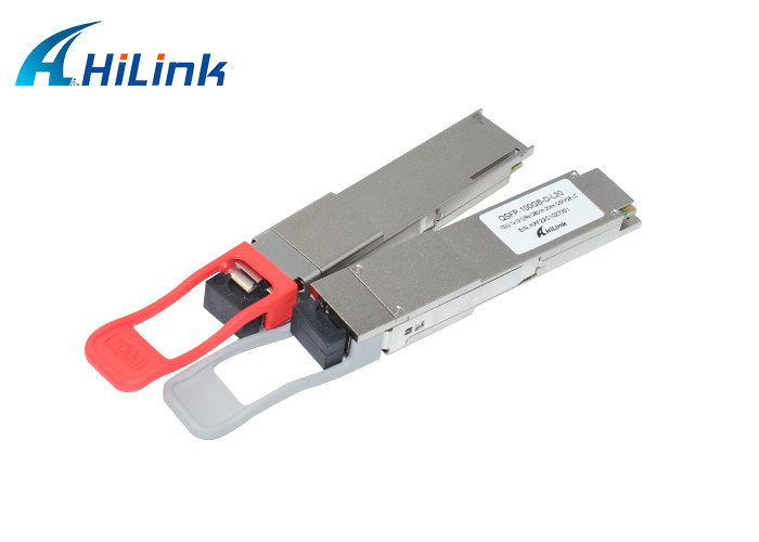 100GBASE - BX20 Moduł nadajnika optycznego QSFP28 LAN WDM 1280nm 1310nm 20km LC Simplex Transceiver