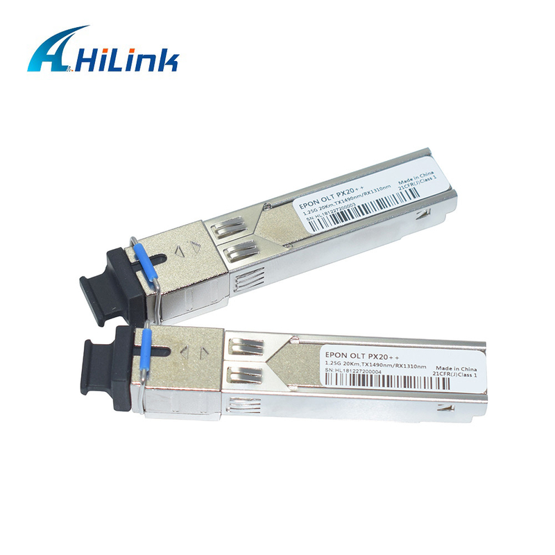 Moduł EPON OLT SFP DDM PX20++ 1,25G Tx1490nm Rx1310nm 20KM dla FTTX