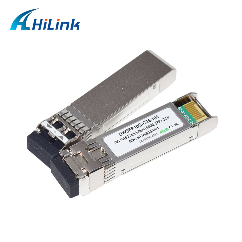 Moduł nadawczo-odbiorczy Duplex LC SMF 10G DWDM SFP + C17-C61 100 km DOM do transmisji