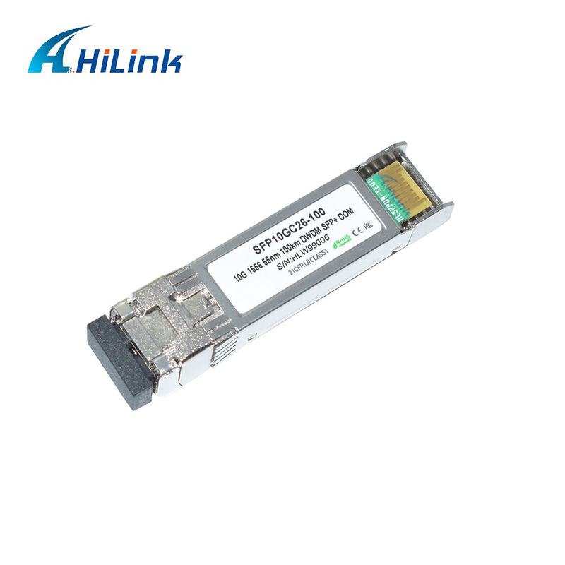 Moduł nadajnika optycznego 10G DWDM 100KM dla transmisji dalekobieżnej 100GHz C Band Optical Module