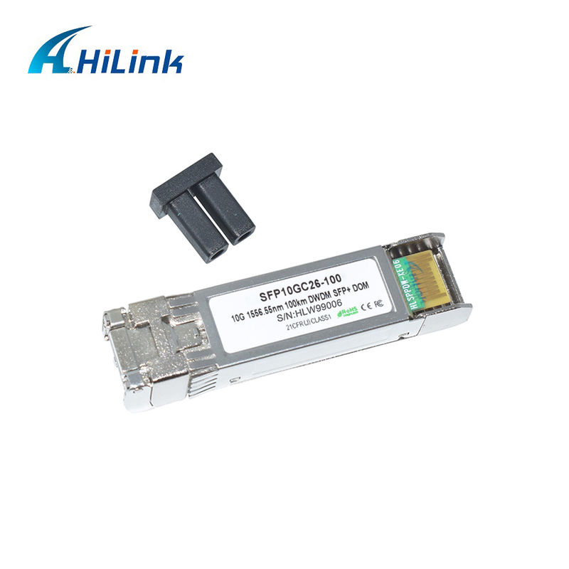 Moduł nadajnika optycznego 10G DWDM 100KM dla transmisji dalekobieżnej 100GHz C Band Optical Module