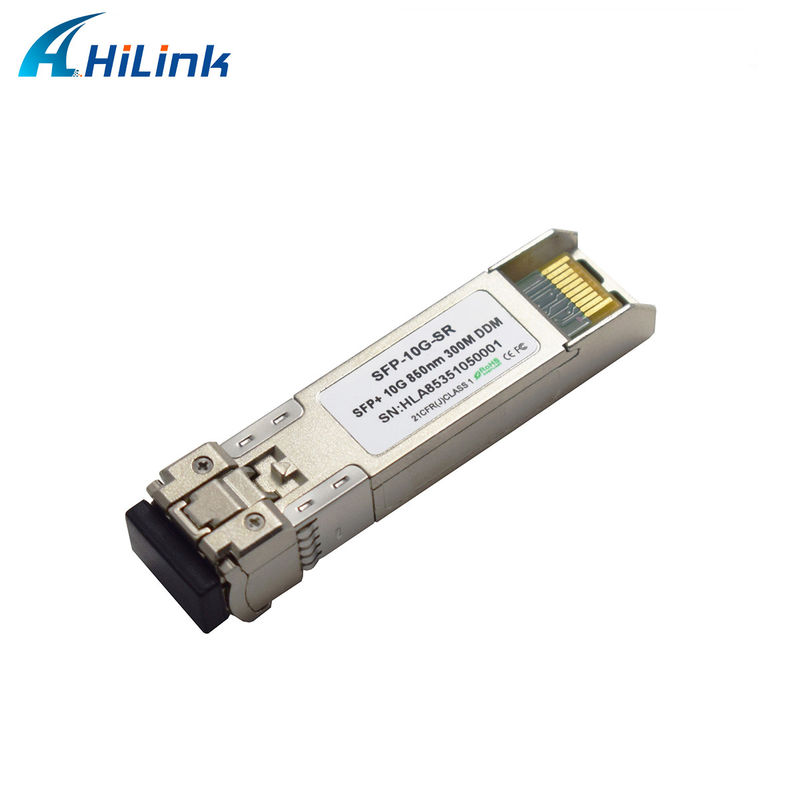 SFP+ 10Gig Ethernet Module 10G SR 850nm 300M LC Duplex DDM Transceiver światłowodowy dla sieci 4G Funkcja WDM dla FTTH SFP-10G-SR