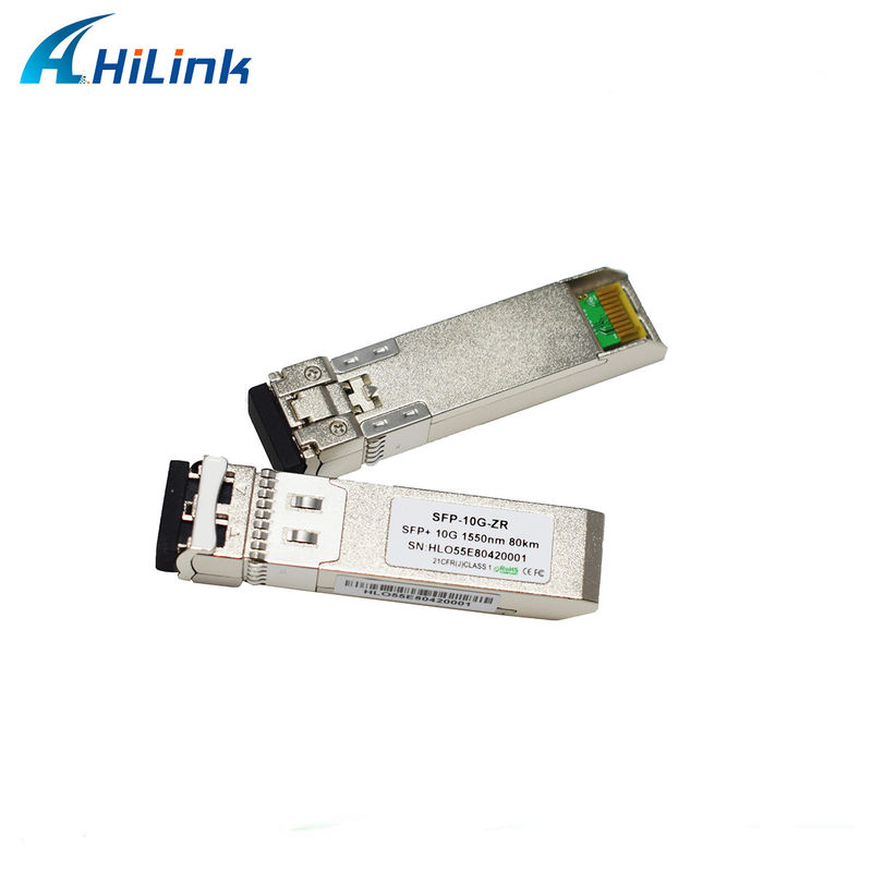 80 km odległość SFP 10G SMF 1550nm ZR Duplex LC DDM Moduł optyczny z nadajnikiem EML