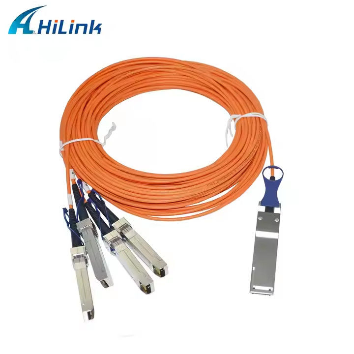 40G QSFP+ 4XSFP Kabel AOC MMF 1M-5M QSFP do 4-SFP+ Aktywnych kabli optycznych