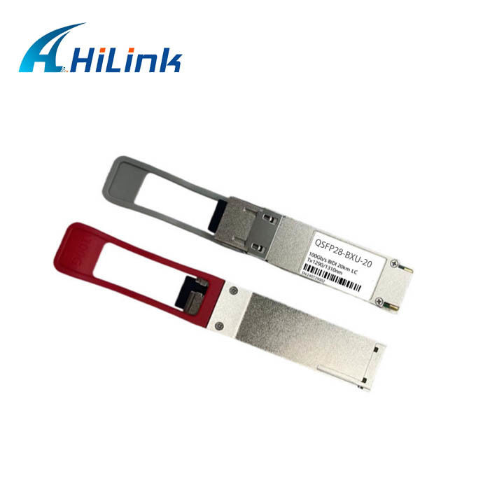 Moduł BiDi 100G QSFP28 dla środowiska od 0 do 70°C 10 km i 20 km szybkości transmisji danych
