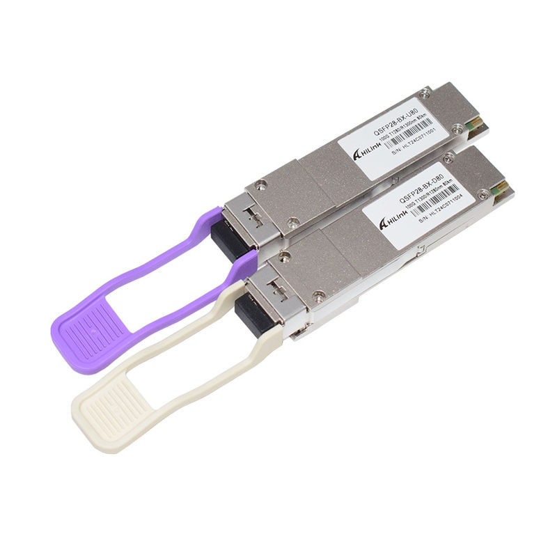 QSFP28 BIDI 100G ZR QSFP28 80km 1280/1300nm 100GBASE-BX80 QSFP28 Moduł 80km LC