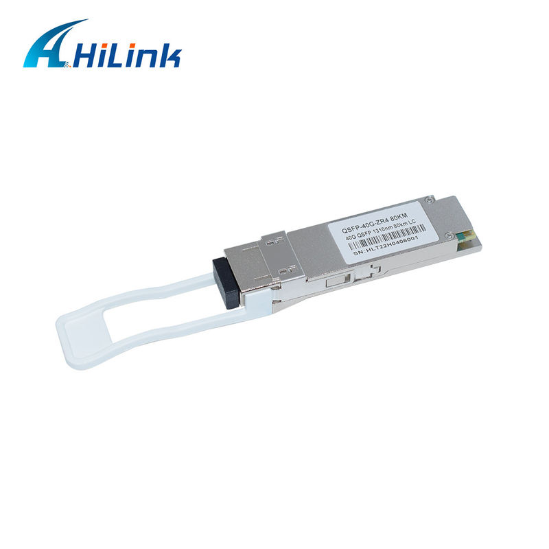 40G 80KM QSFP+ EML+APD LWDM 1295-1304NM LC Connector Moduł nadajnika komercyjnego