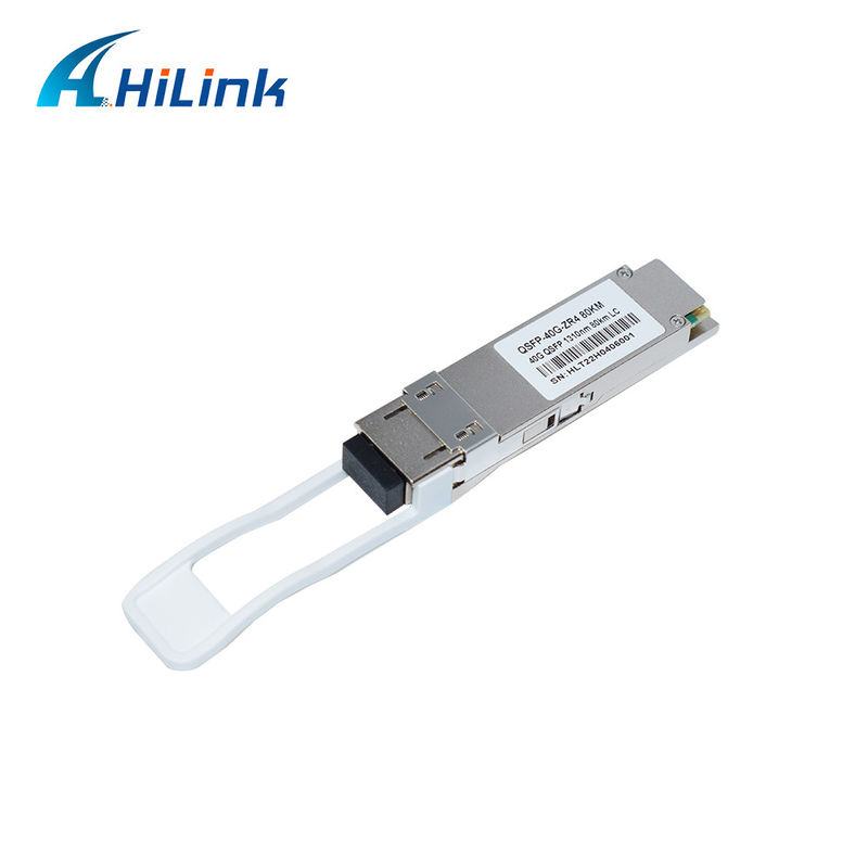 40G 80KM QSFP+ EML+APD LWDM 1295-1304NM LC Connector Moduł nadajnika komercyjnego