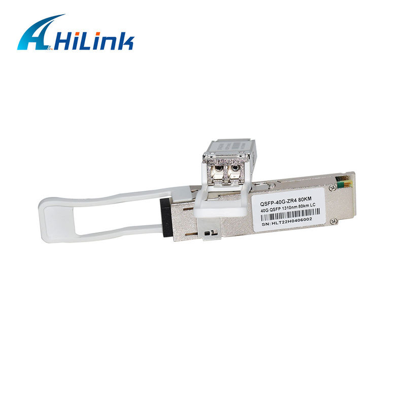 40G 80KM QSFP+ EML+APD LWDM 1295-1304NM LC Connector Moduł nadajnika komercyjnego