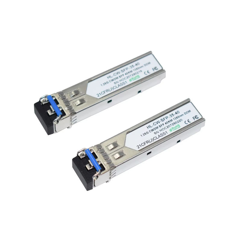 Hilink 1.25G CWDM SFP Transceiver światłowodowy 1350nm 40km dla centrum danych