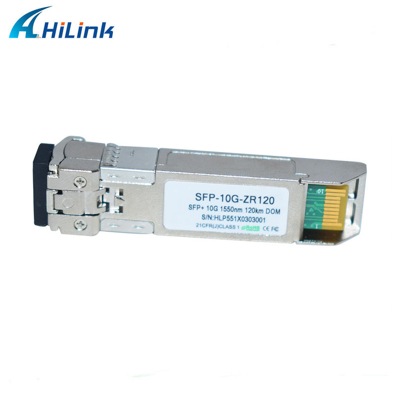 Hilink 10G Baza SFP+ ZR 120KM 1550NM Sprzęt światłowodowy Moduł nadajnika optycznego Kompatybilny