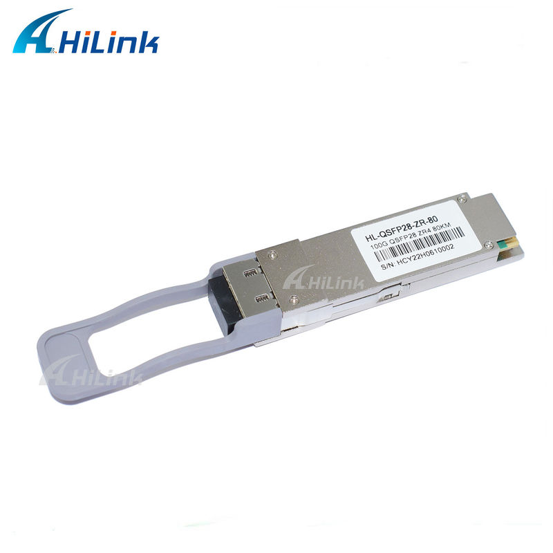 QSFP28 ZR4 80KM LWDM4 1295-1304NM LC Connector SOA+Pin Transceiver światłowodowy Dobra cena Produkt komunikacji i sieci