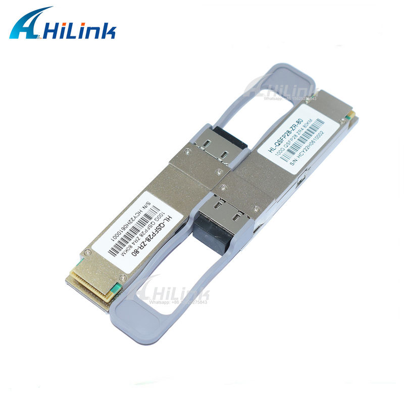 QSFP28 ZR4 80KM LWDM4 1295-1304NM LC Connector SOA+Pin Transceiver światłowodowy Dobra cena Produkt komunikacji i sieci