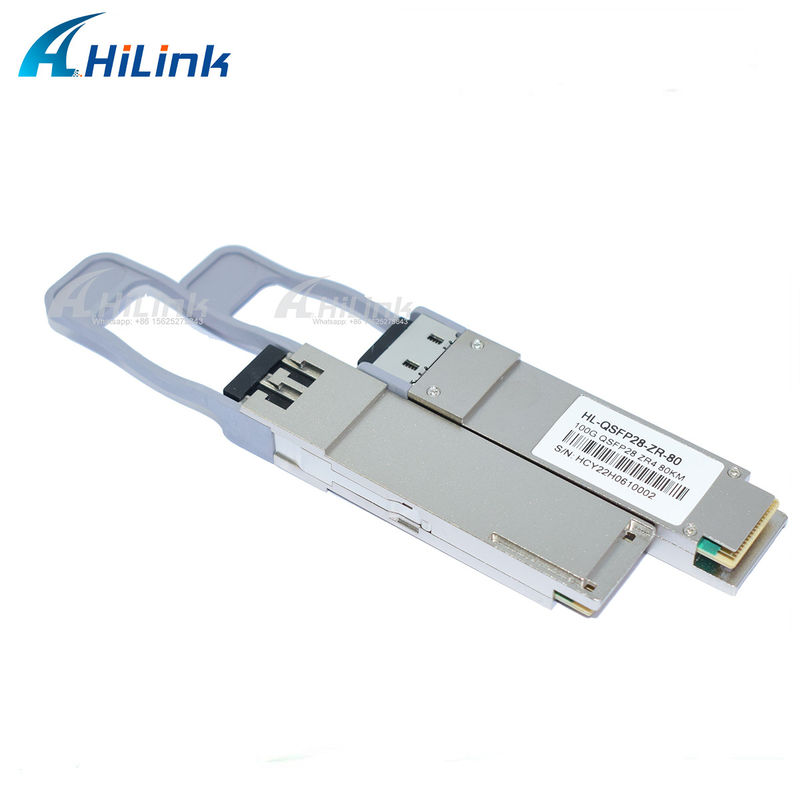 QSFP28 ZR4 80KM LWDM4 1295-1304NM LC Connector SOA+Pin Transceiver światłowodowy Dobra cena Produkt komunikacji i sieci