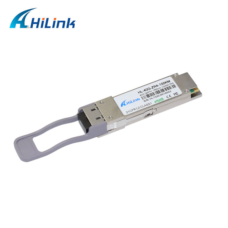 Ogólny QSFP-40G-ZR4 Kompatybilny 40GBASE-ZR4 Moduł nadajnika optycznego 1550nm 100km EML+ APD Produkt komunikacji i sieci
