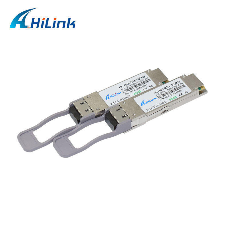 Ogólny QSFP-40G-ZR4 Kompatybilny 40GBASE-ZR4 Moduł nadajnika optycznego 1550nm 100km EML+ APD Produkt komunikacji i sieci