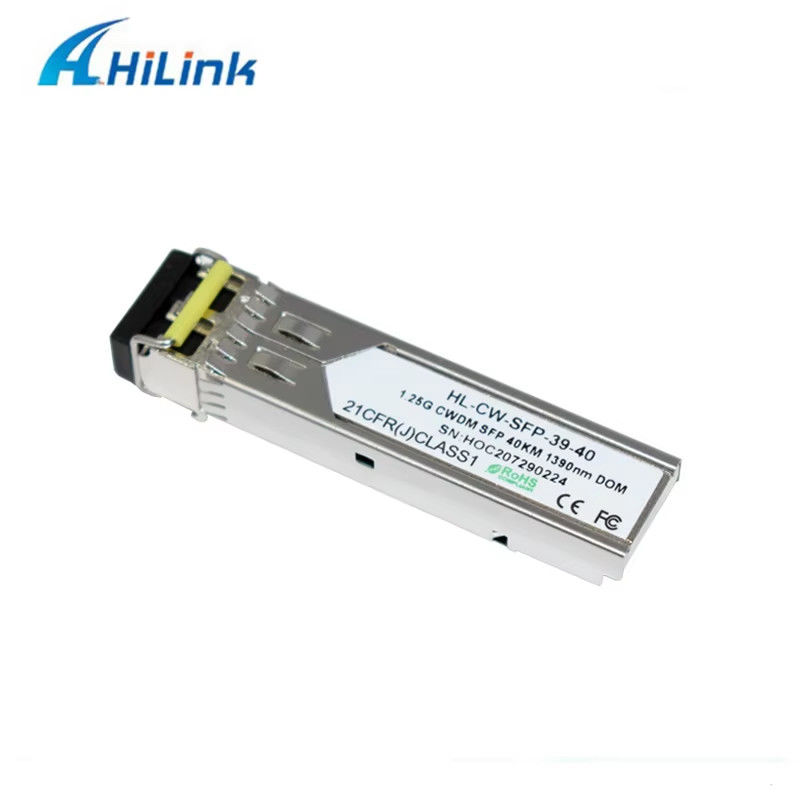 China Factory 1000base 1,25G SFP Podwójne złącze LC CWDM 40KM LC 1270-1610NM Optyczne urządzenia do światłowodowe transceiver