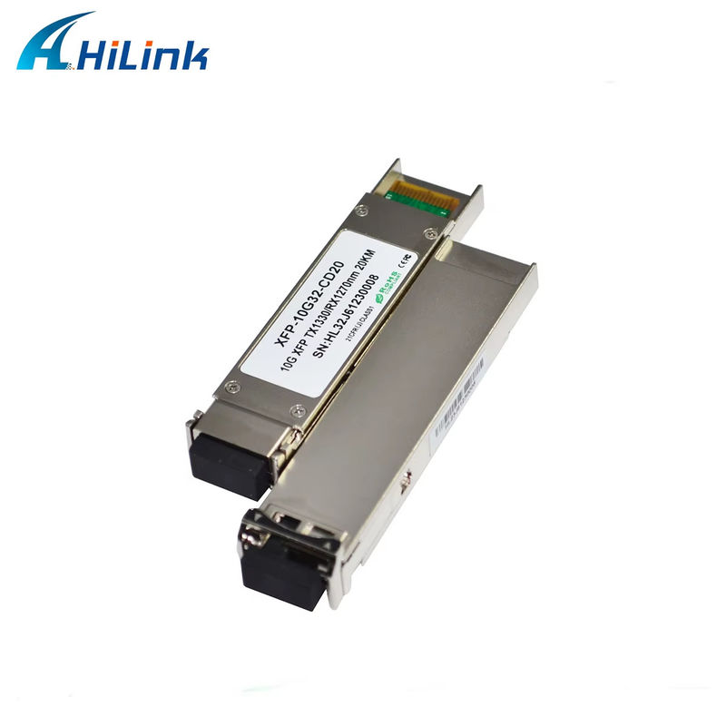 Moduł nadajnika dwukierunkowego XFP o wysokiej jakości 10Gbps 20km zasięgu z 1270/1330nm konektorem LC do sprzętu światłowodowego