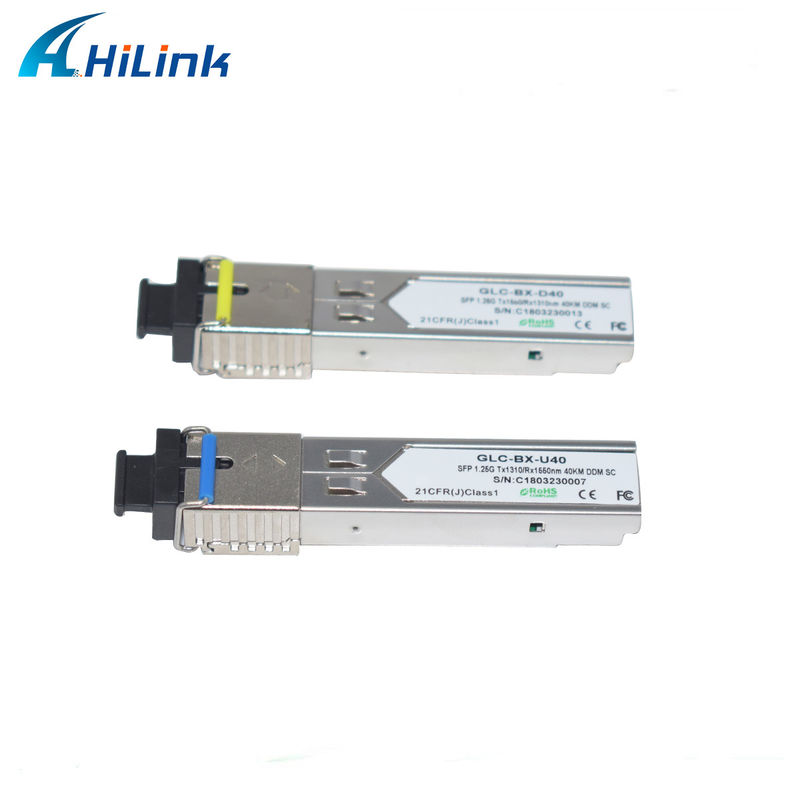 Hilink 1.25G SFP BIDI 40KM 1310/1490 ((1550nm) Moduł światłowodowy LC/SC