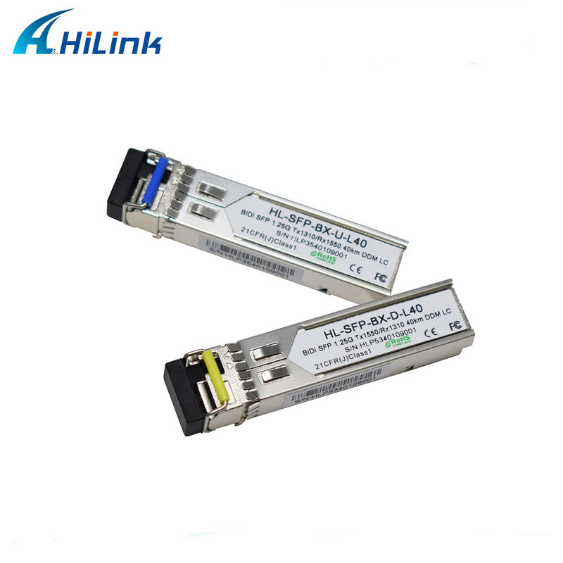 Hilink 1.25G SFP BIDI 40KM 1310/1490 ((1550nm) Moduł światłowodowy LC/SC