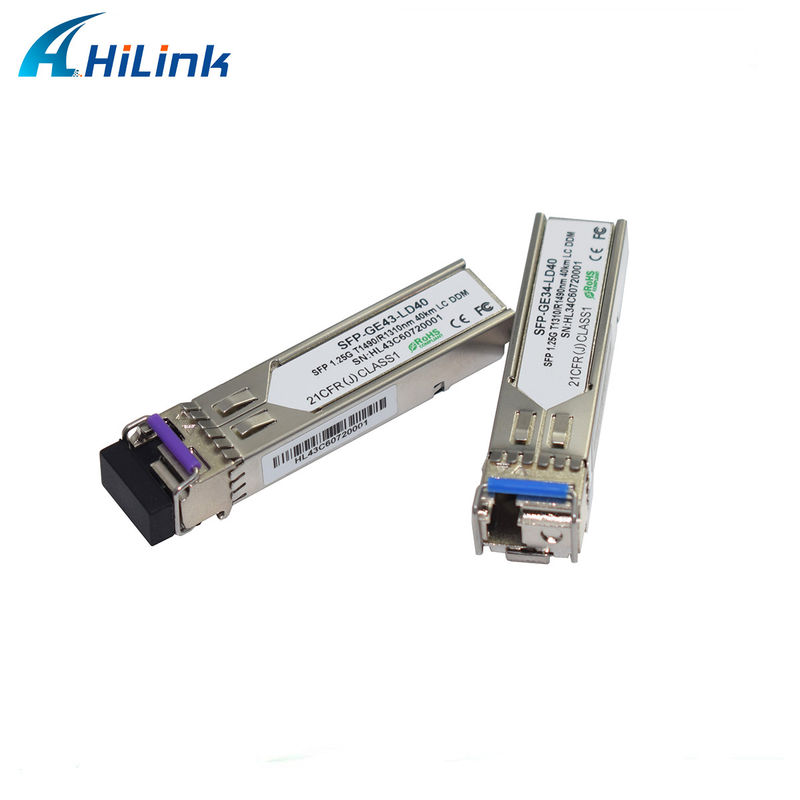 Hilink 1.25G SFP BIDI 40KM 1310/1490 ((1550nm) Moduł światłowodowy LC/SC