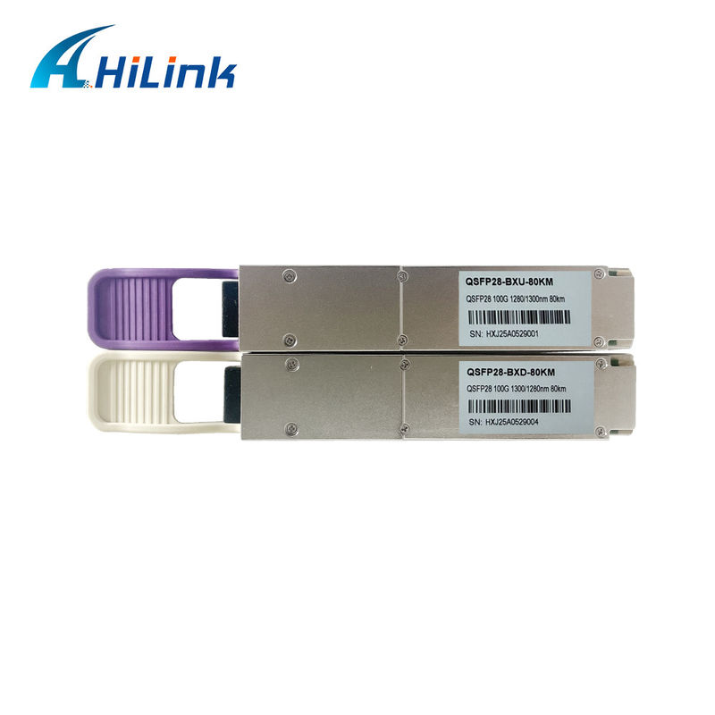100Gb/s 80km QSFP28 ZR4 BIDI Moduł nadawczo-odbiorczy do transmisji danych na duże odległości
