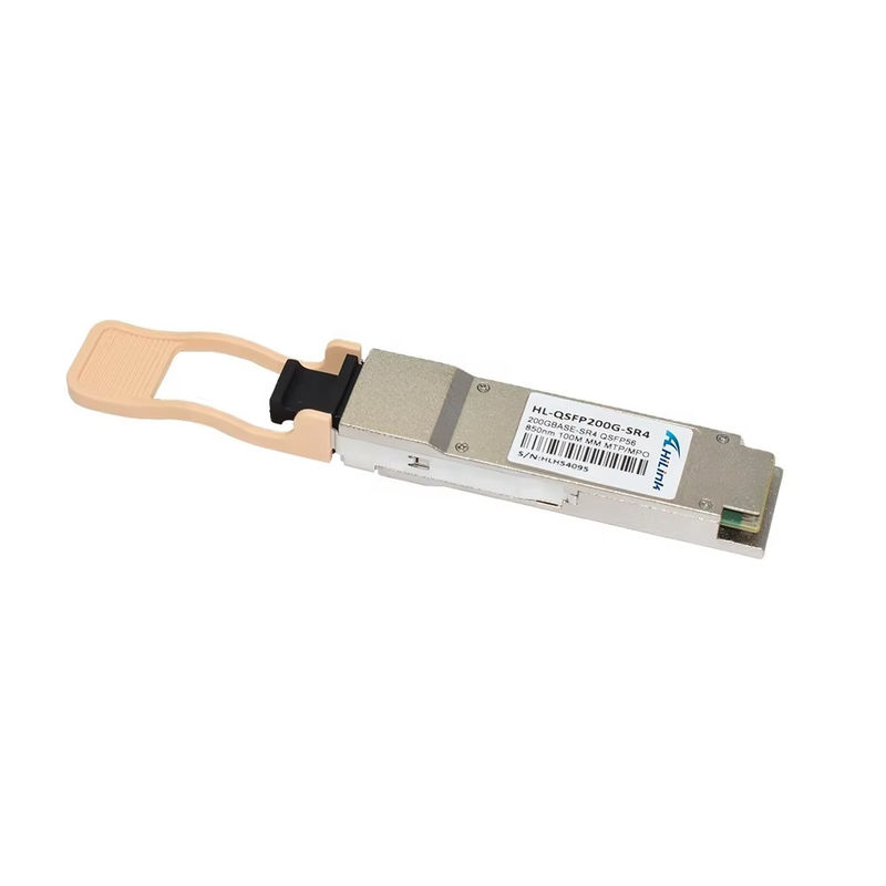 Nowy trendy 200G Base QSFP56 SR4 850NM 100M Reach MultiMode MPO Connector Moduł światłowodowy
