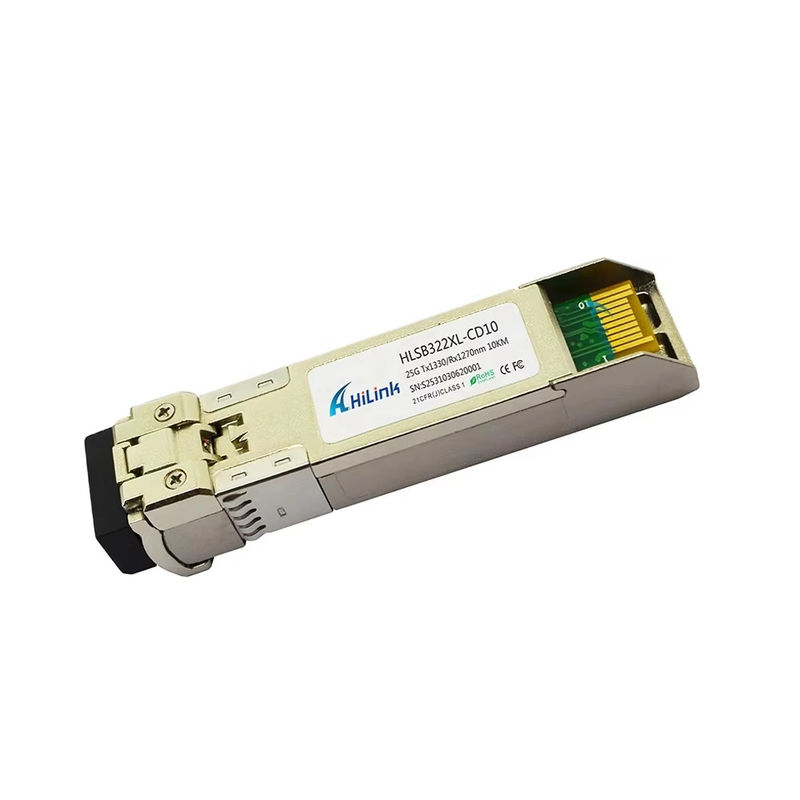 25G SFP28 BIDI Moduł Optyczny Złącze światłowodowe LC 0 do 70C 3km/10km/40km/60km
