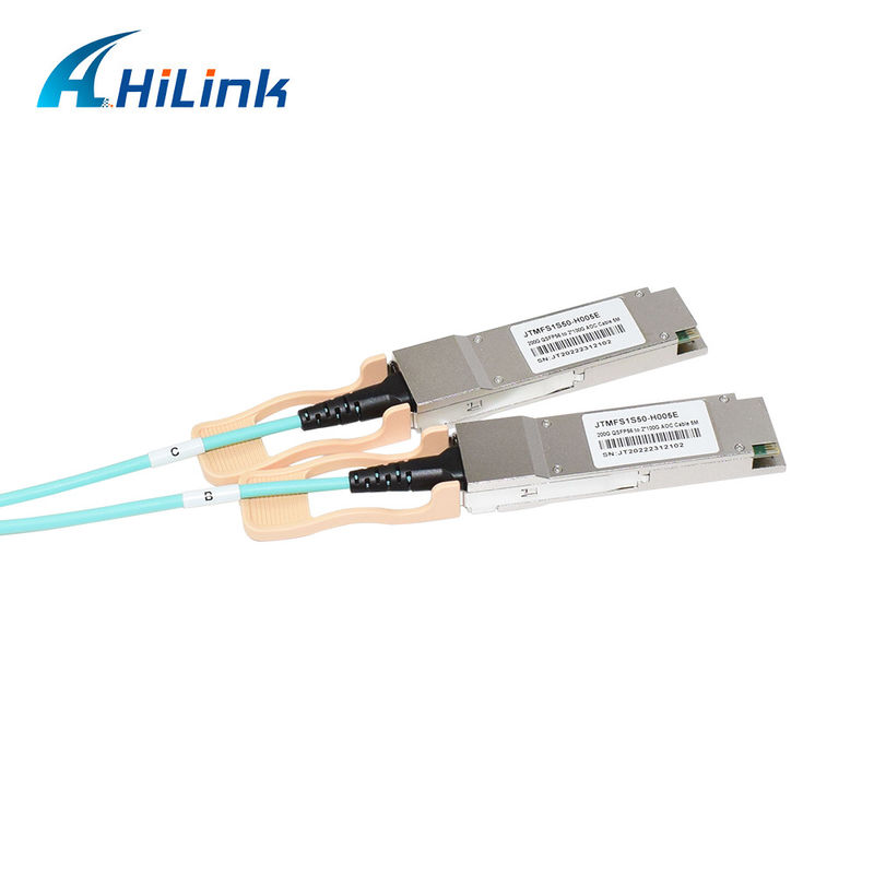 Certyfikowane rozwiązanie AOC 200G QSFP56 do 2*QSFP28 2*100G do transmisji danych w ekstremalnych temperaturach