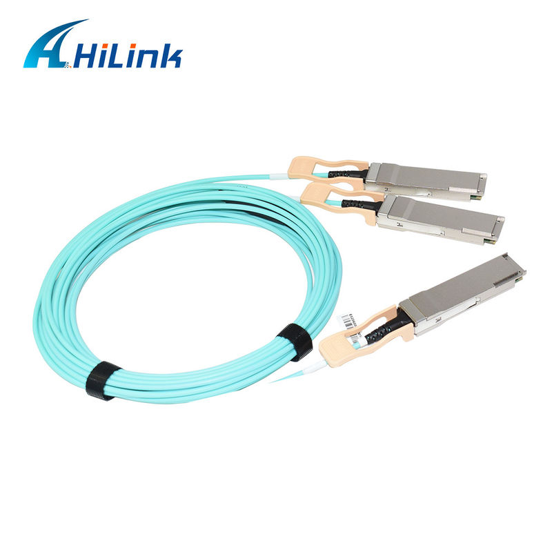 Certyfikowane rozwiązanie AOC 200G QSFP56 do 2*QSFP28 2*100G do transmisji danych w ekstremalnych temperaturach