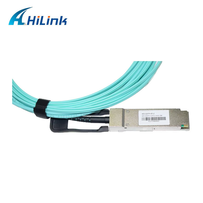 40G QSFP+ do 8xLC AOC 3M Breakout Active Optical Cable dla bardzo krótkich odległości