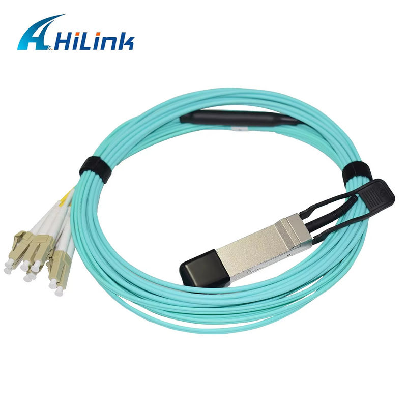 40G QSFP+ do 8xLC AOC 3M Breakout Active Optical Cable dla bardzo krótkich odległości