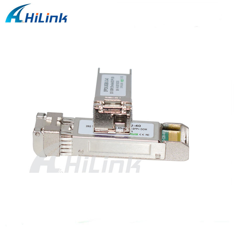 25Gb/s 40Km SFP28 BIDI Transceivers LC pojedynczy złącze Gorąco podłączalne W pełni zgodne z RoHS
