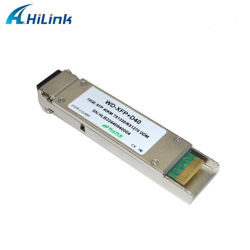 Wysokiej jakości moduł optyczny XFP 10G Ethernet WDM BIDI ER 40KM 1270/1330, sprzęt światłowodowy