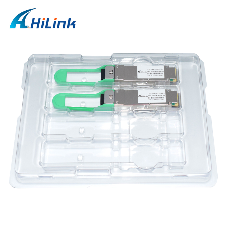 HL-QSFP28-100G-80 100Gb/s QSFP28 BiDi 80km Odbiornik Gorąco Włączalny Simplex LC Konektor EML+PIN z SOA Jednorazowy DDM