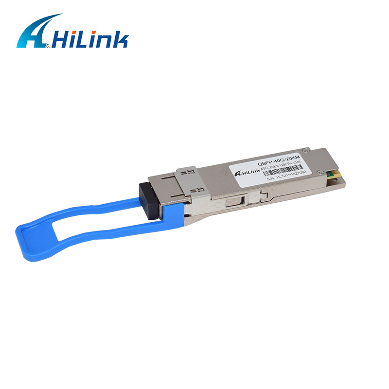 40Gb/s 20km QSFP+ Optical Transceiver Hot Pluggable with Duplex LC Connector and DDM for 0°C to 70°C Operation