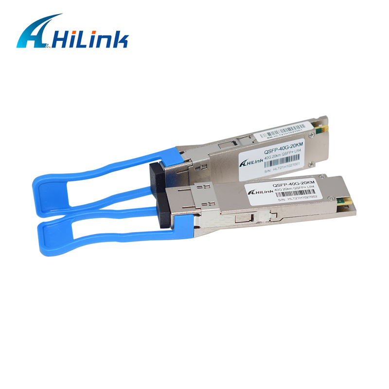 40Gb/s 20km QSFP+ Optical Transceiver Hot Pluggable with Duplex LC Connector and DDM for 0°C to 70°C Operation