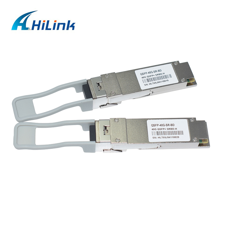 Moduł światłowodowy QSFP+ 40 Gb/s 100m Bi-Di Duplex LC, wymienne podczas pracy, 850/900nm MMF