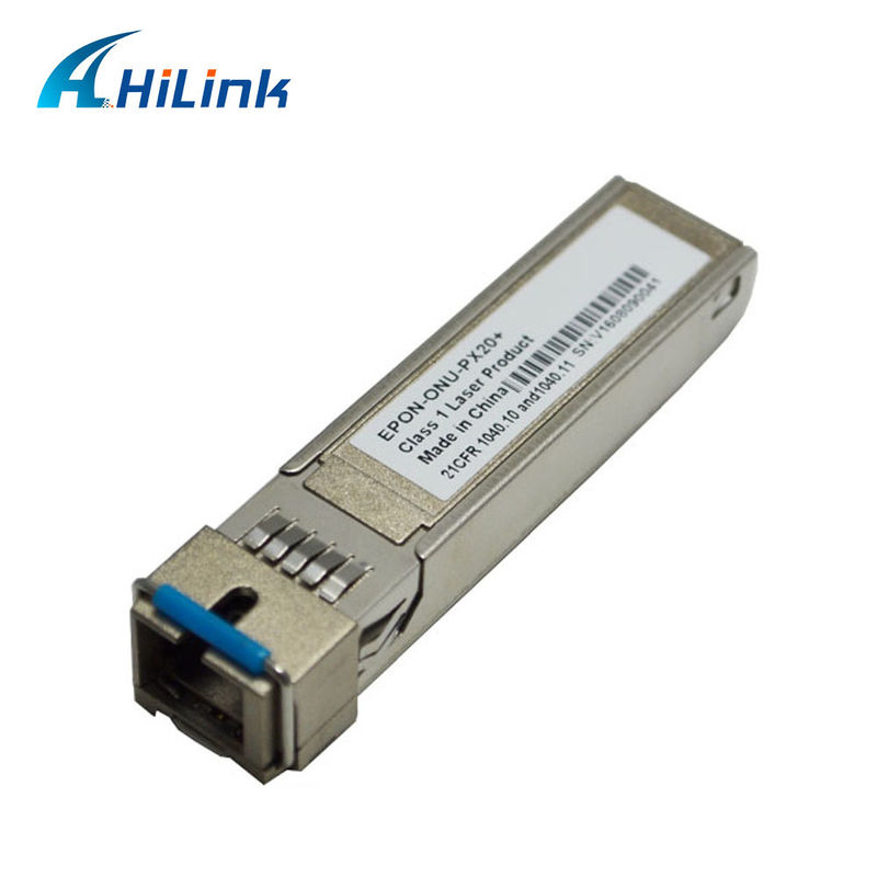 1.25G EPON ONU SFP Transceiver z odbiornikiem SC/UPC dla odległości 20 km i temperatury 0 °C ~ +70 °C