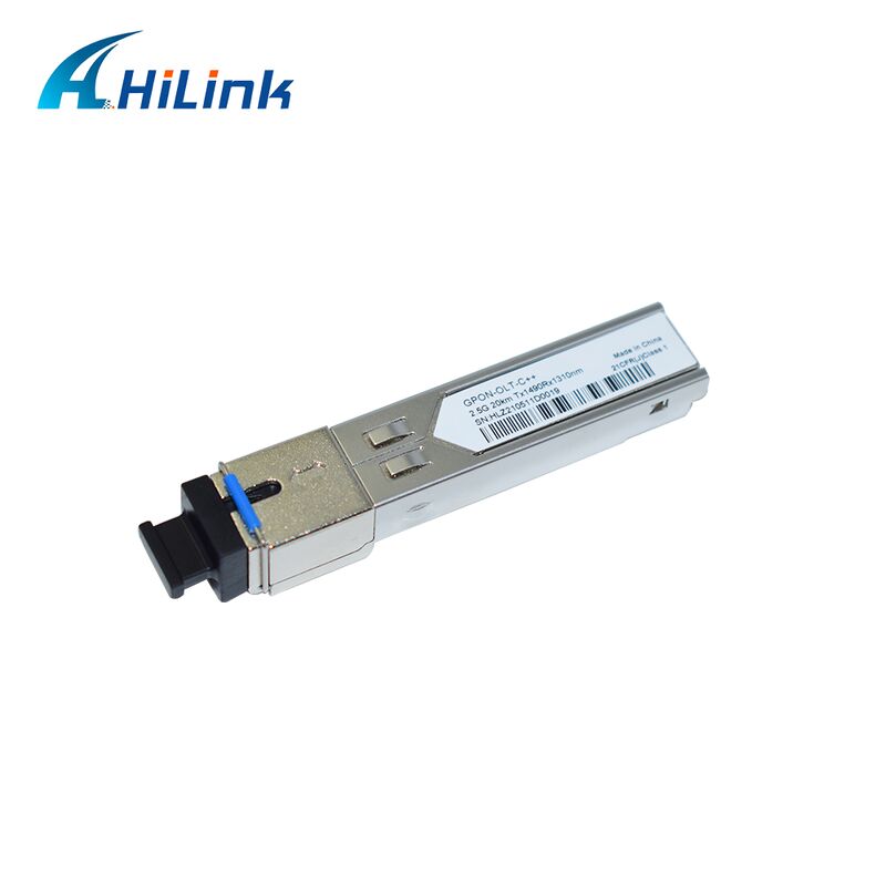 GPON OLT Transceiver SFP Module z wyjściem 8dBm 9dBm i szybkością przesyłania danych 2,5G