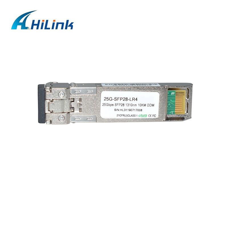 Moduł optyczny Hilink 25G SFP28 z zasilaczem 3,3 V dla sieci Ethernet 25GBASE-LR w zakresie komercyjnych temperatur