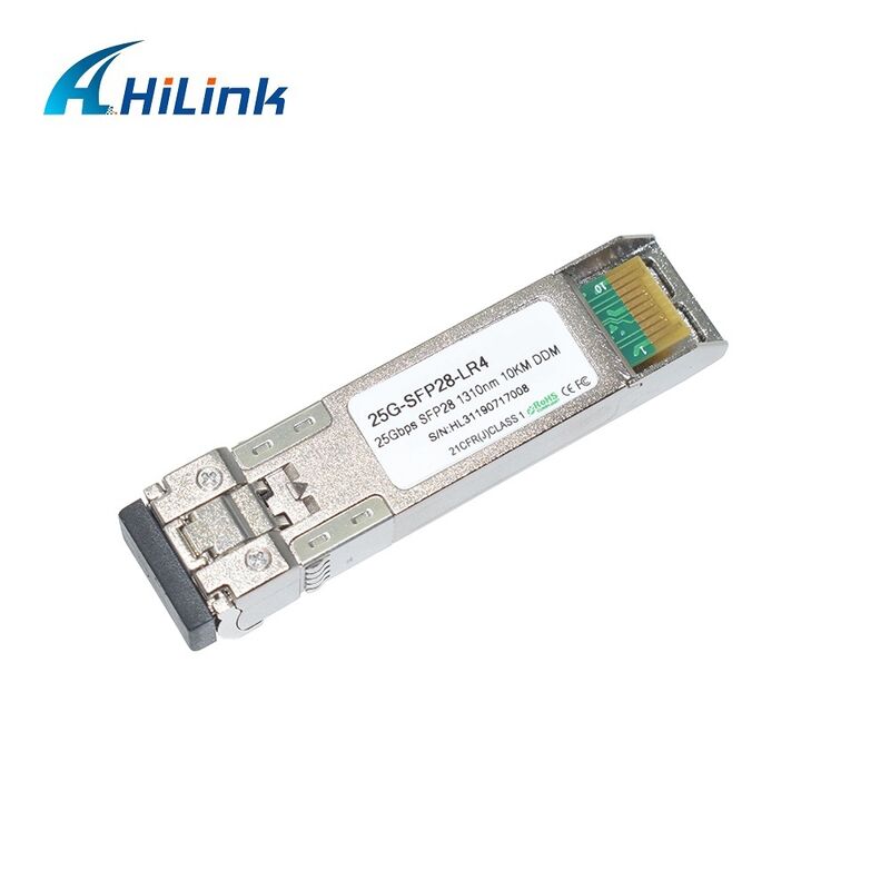Moduł optyczny Hilink 25G SFP28 z zasilaczem 3,3 V dla sieci Ethernet 25GBASE-LR w zakresie komercyjnych temperatur