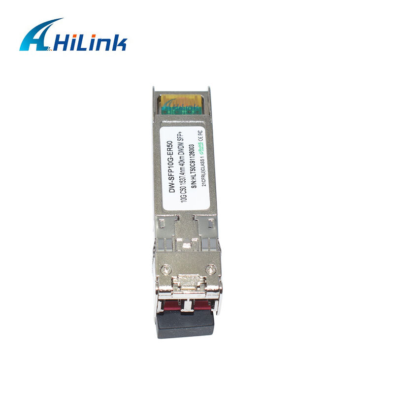Moduł optyczny Hilink 10Gb SFP+ DWDM SFP 100GHZ CH17~61 Opcjonalnie 40km Duplex LC Komercyjny Przemysłowy